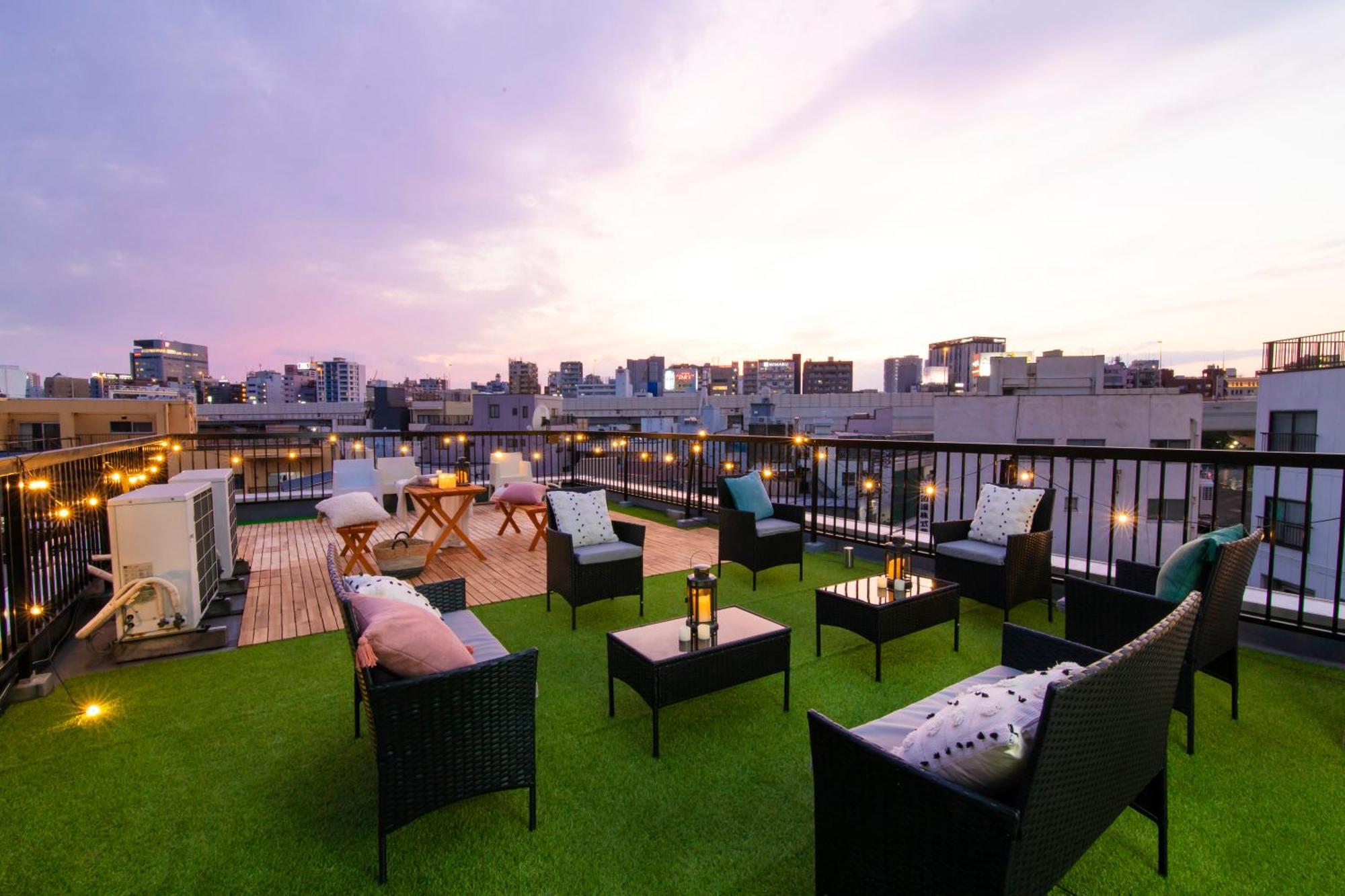 【5/24New Open】浅草徒歩3分/Max9名/無料駐車場/渋谷直通 Apartment Tokio Exterior foto