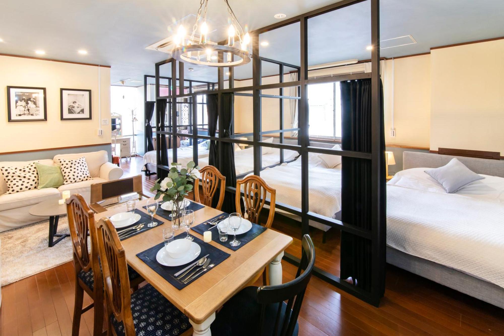 【5/24New Open】浅草徒歩3分/Max9名/無料駐車場/渋谷直通 Apartment Tokio Exterior foto