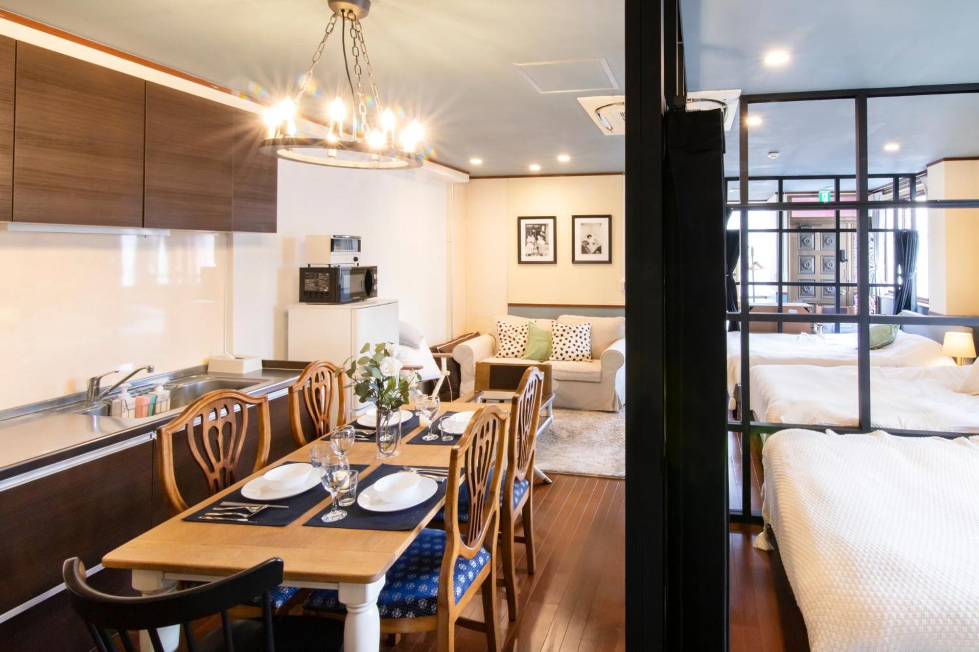 【5/24New Open】浅草徒歩3分/Max9名/無料駐車場/渋谷直通 Apartment Tokio Exterior foto